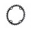 Plato Rotor Montaña Ovalado Q Rings BCD 110x4 12-11s Outer Negro