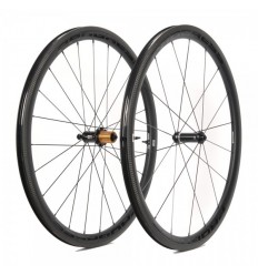 Juego Ruedas Progress Aero Cubierta Negro