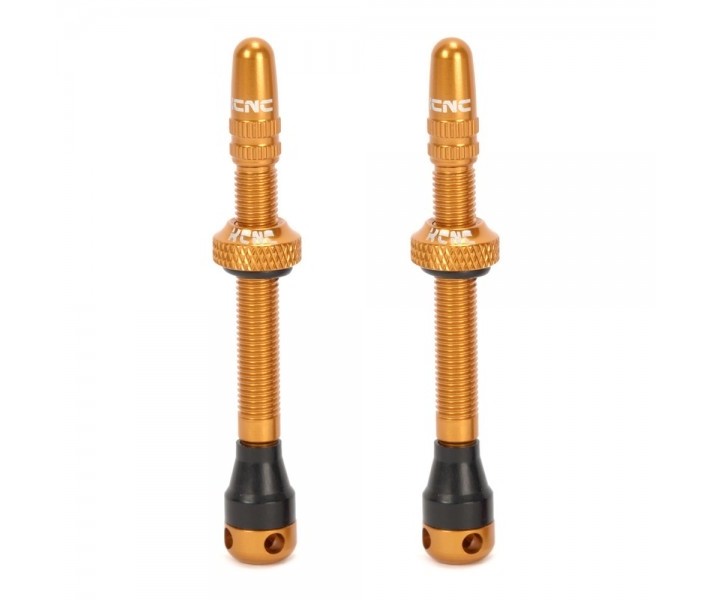 Válvula Tubeless Presta KCNC KVA0020 Super ligera JGO Dorado