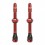 Válvula Tubeless Presta KCNC KVA0020 Super ligera JGO Rojo