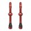 Válvula Tubeless Presta KCNC KVA0020 Super ligera JGO Rojo