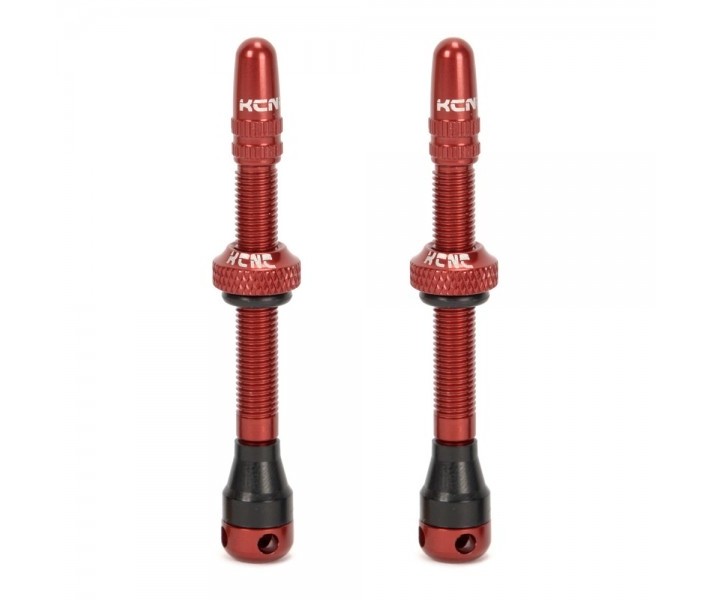 Válvula Tubeless Presta KCNC KVA0020 Super ligera JGO Rojo - Fabregues  Bicicletas