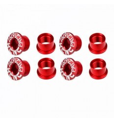 Tornillos Platos KCNC MTB 1 Plato (4uds) SPB0013 Rojo |KCTOPLYTRJUN|