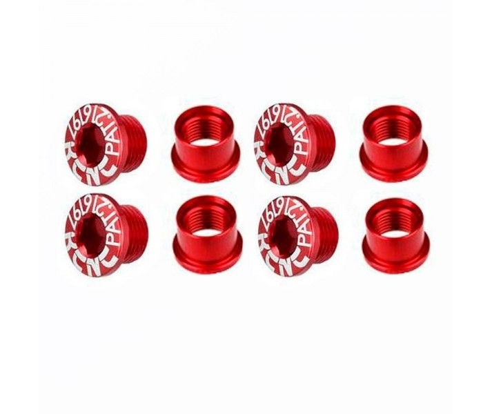 Tornillos Platos KCNC MTB 1 Plato (4uds) SPB0013 Rojo |KCTOPLYTRJUN|