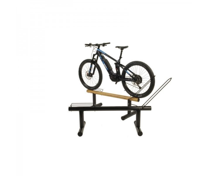 Soporte Bicisupport Bici Horizontal Negro Brillo