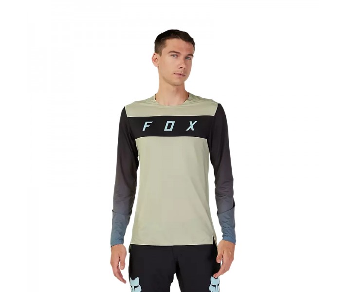 Camiseta Fox Técnica Flexair Arcadia Marrón Avena |31012-389|