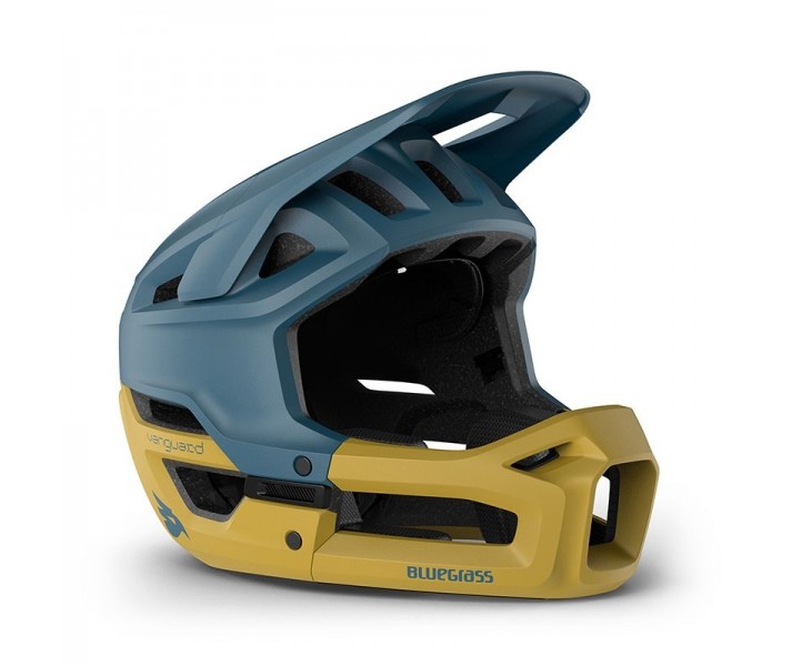 Casco Bluegrass Vanguard Azul Ocre Mate