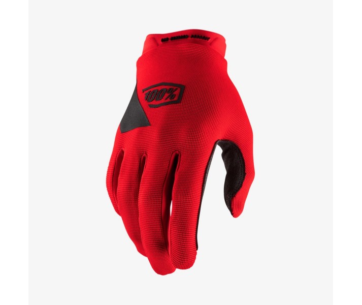 Guantes 100% Ridecamp Rojo