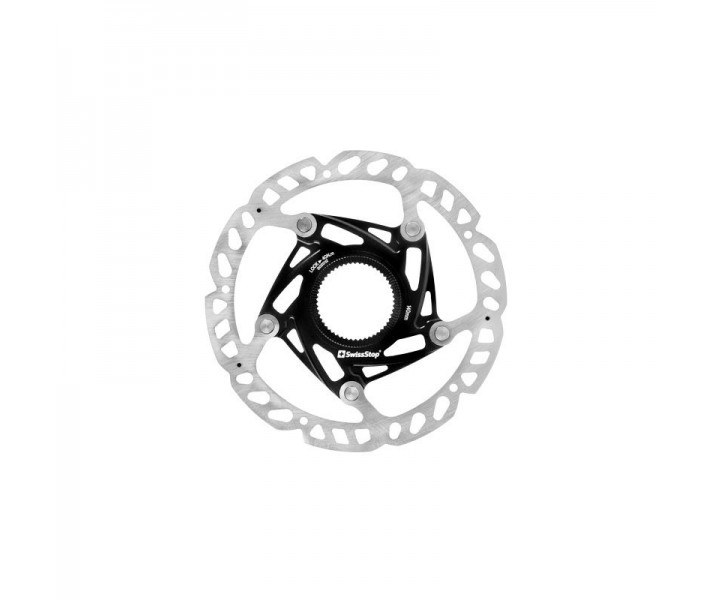 Disco Freno Swissstop Catalyst Race Centerlock 140mm Plata/Negro