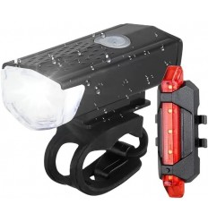 Juego Luces LED USB IP65 Negro