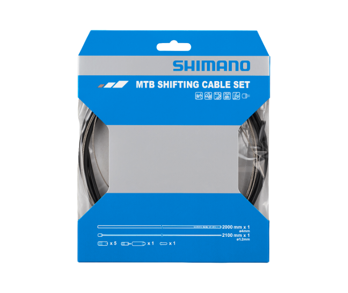 Kit Cable + Funda Cambio Shimano SP41 MTB Negro