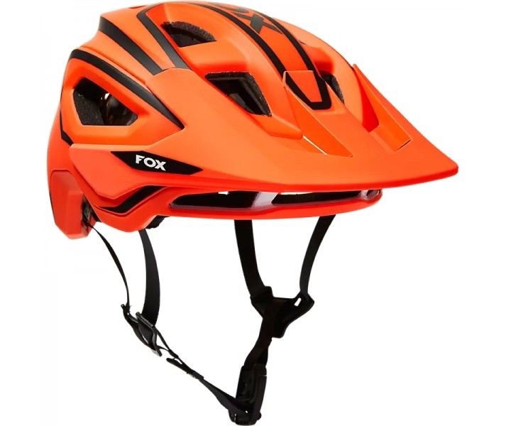 Casco FOX Speedframe Pro Dvide CE Naranja Fluorescente