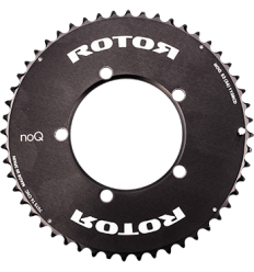 Plato Rotor Carretera ROUND RING 53AT(38) BCD110x5 OUTER AERO Negro