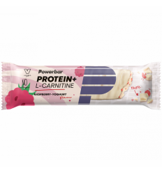 Caja Barritas PowerBar ProteinPlus +L-Carnitina sabor Frambuesa y Yogur 30 ud.