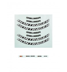 Adhesivos Llanta Bontrager Aeolus Comp Disc Antracita/Blanco