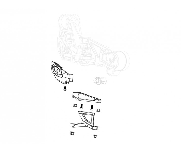 Kit Protectores + Tornillos Cambio Sram XXSL Eagle AXS T-Type