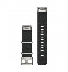 Correa Garmin de reloj QuickFit® 22, Correa Garmin de nailon jacquard  Negro