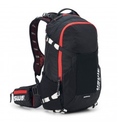Mochila USWE Flow 16L Negro/Rojo