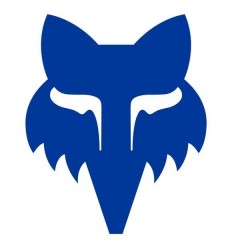 Pegatina Fox Head 8 cm Azul