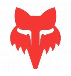 Pegatina Fox Head 4 cm Rojo