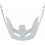Visera Fox casco Speedframe Blanco