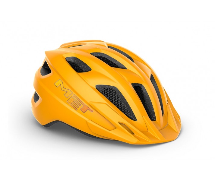 Casco Met Crackerjack Naranja Mate