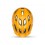 Casco Met Crackerjack Naranja Mate