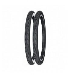 Cubierta Michelin 20x1.75 Diabolo City Junior Blanca Negra
