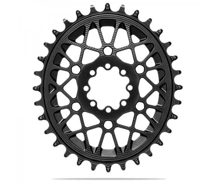 Plato Absolute Black Ovalado Direct Mount 3mm Sram Negro