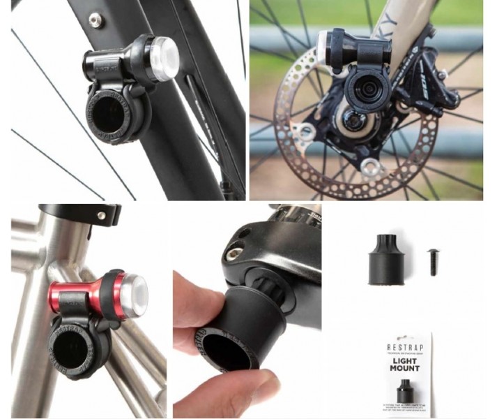 MONTURA LIGERA RESTRAP - LIGHT MOUNT - SOPORTE DE LUZ Y HERRAMIENTA PARA BIELAS