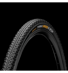 Cubiertas Continental Terra Speed 28X1.35 Protection TR Plegable Negro/Marrón