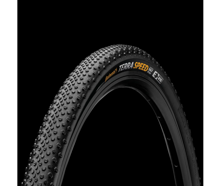 Cubiertas Continental Terra Speed 28X1.35 Protection TR Plegable Negro/Marrón